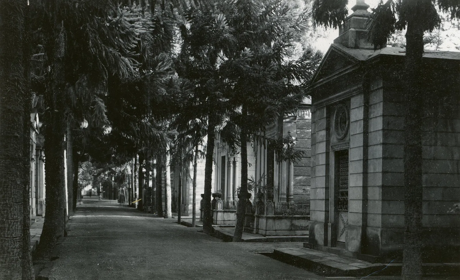 Calle del Cementerio General de Santiago, 1930