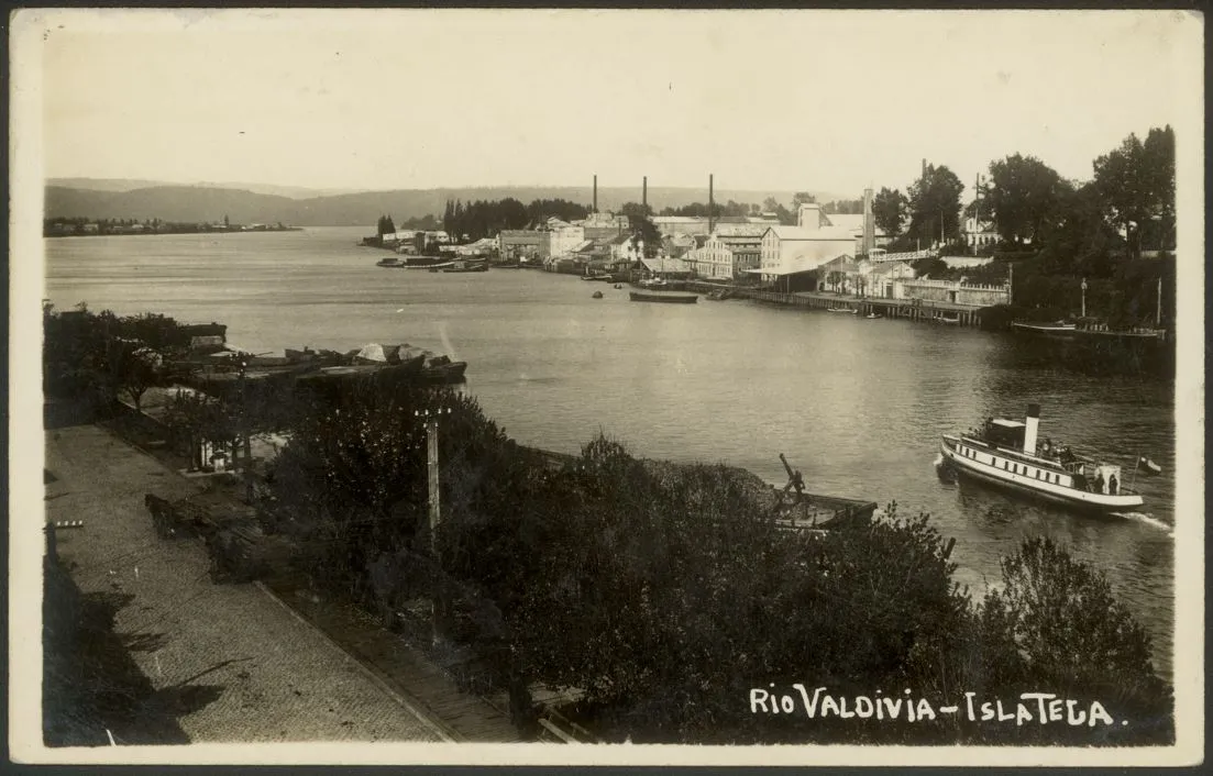 Ribera del Río Valdivia, 1950
