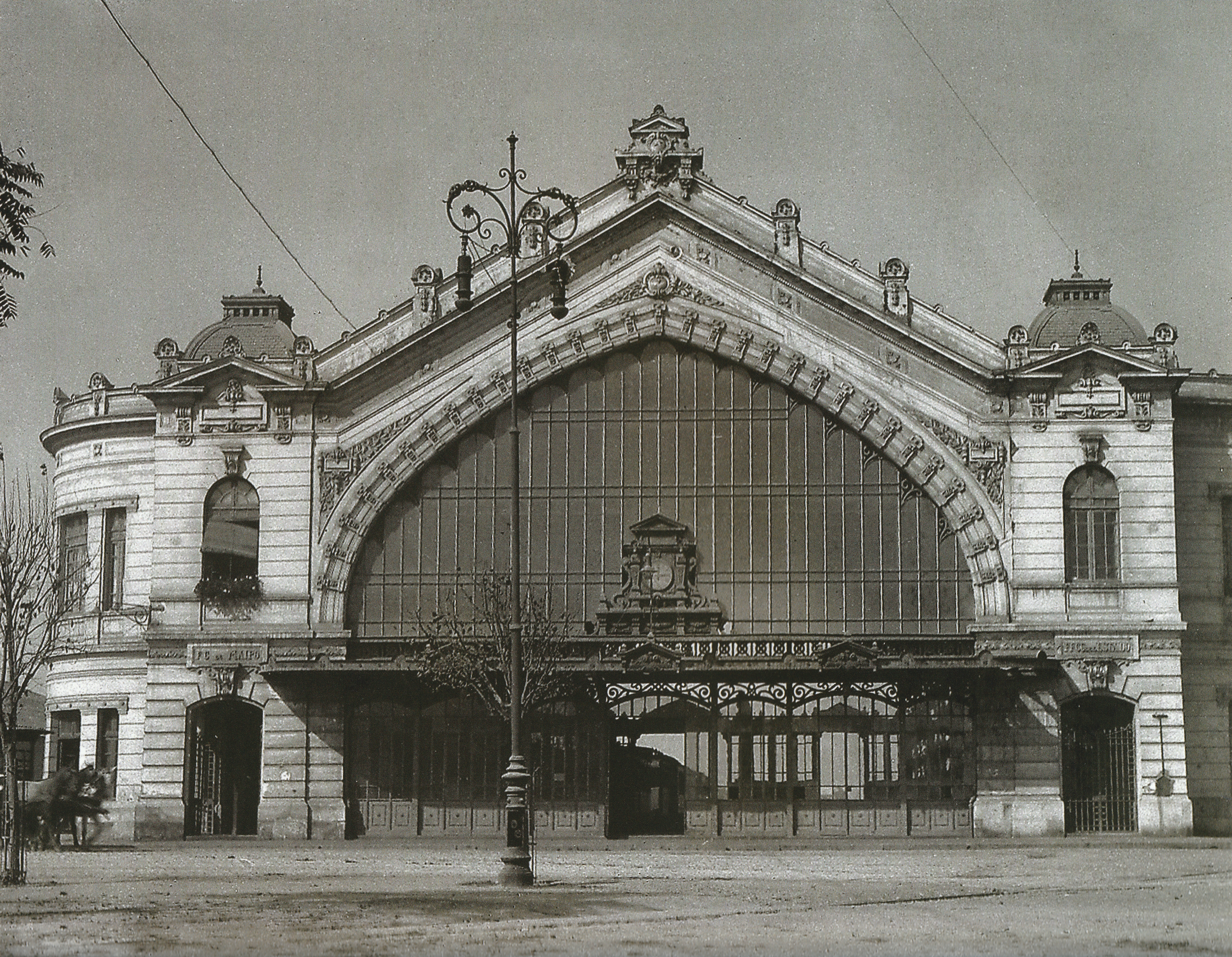 Estación Pirque en 1920
