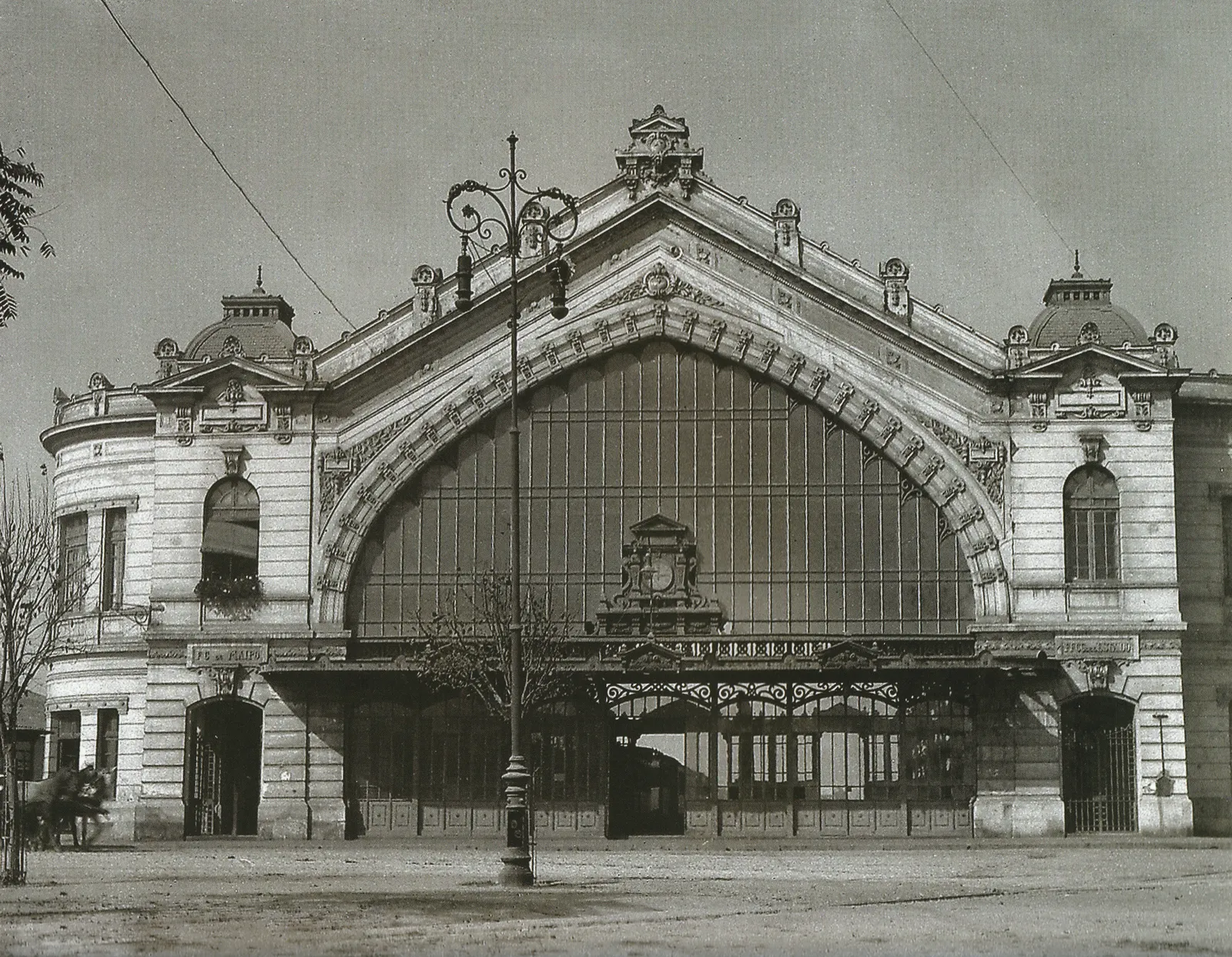 Estación Pirque en 1920