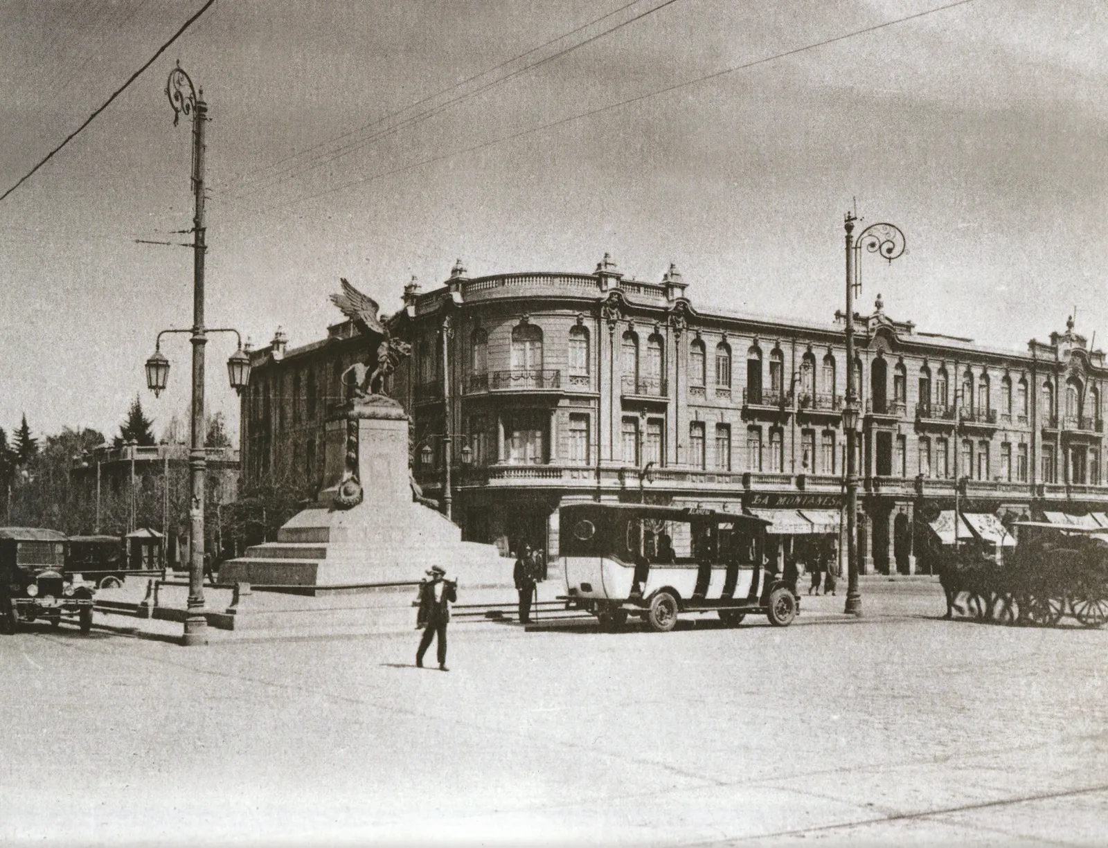 Plaza Italia en 1925