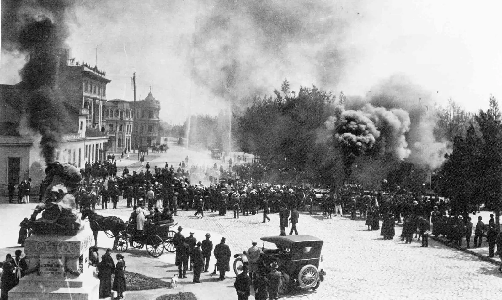 Ejercicio de Bomberos, 1917