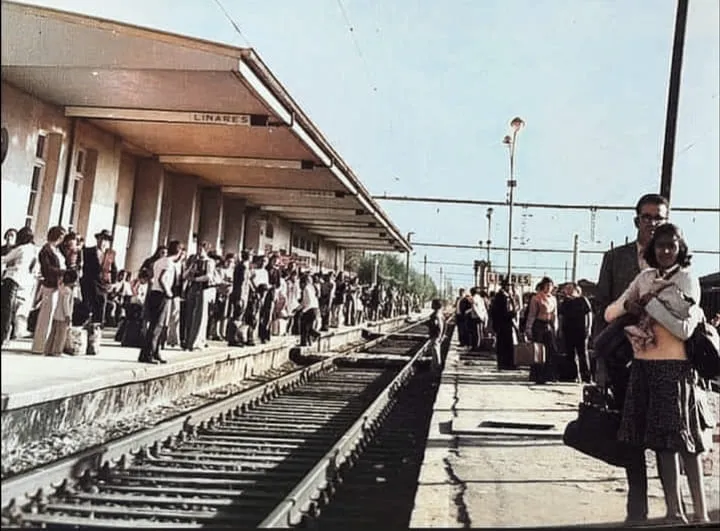 Estación de Ferrocarriles de Linares, 1970
