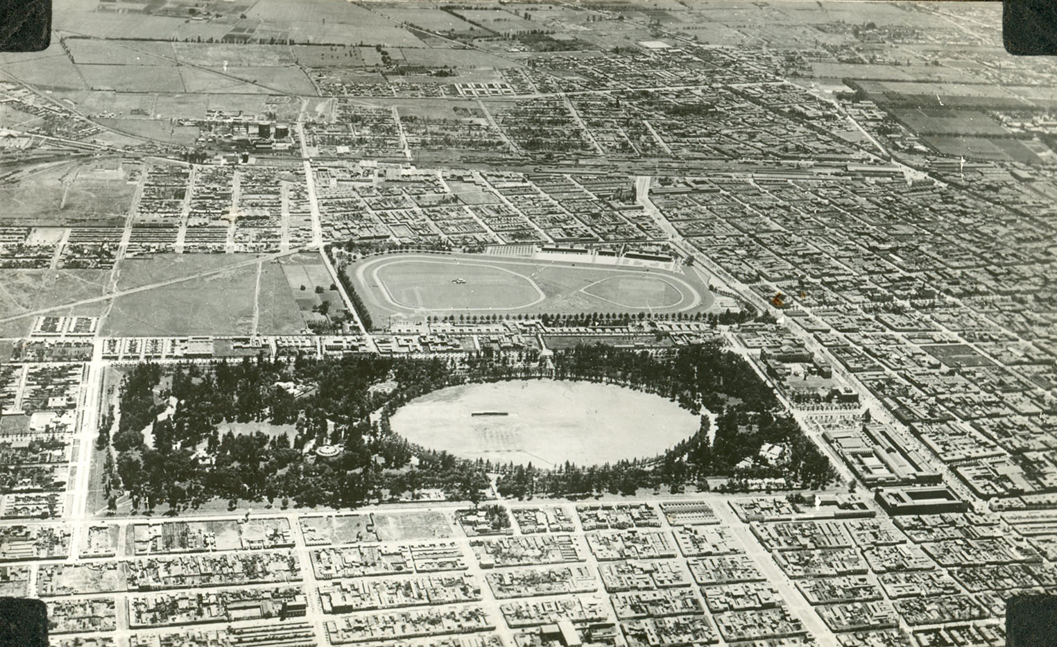 Vista Área Santiago en 1931