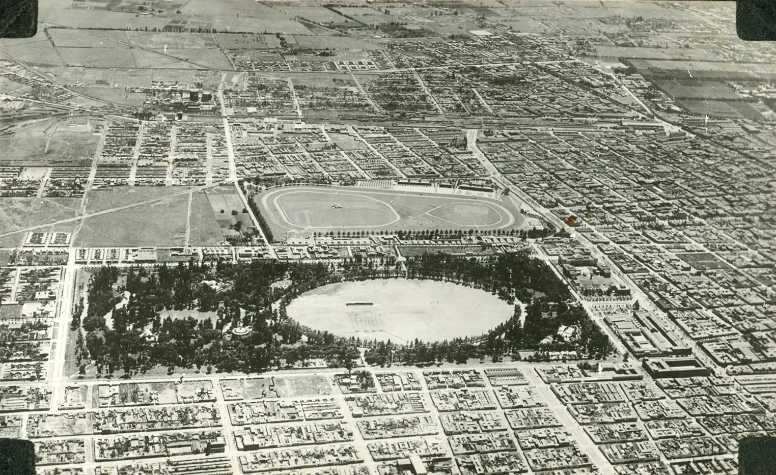 Vista Área Santiago en 1931