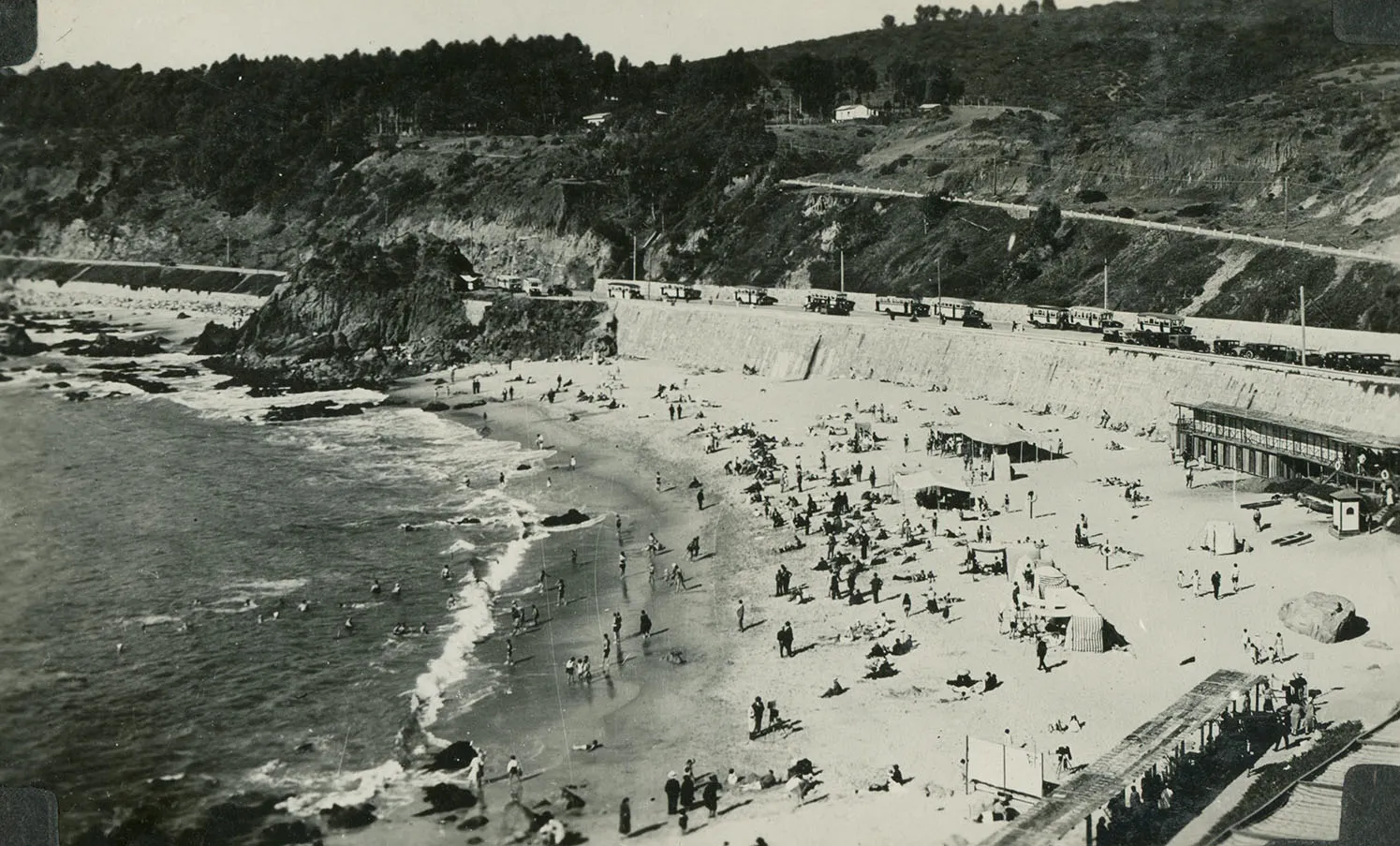 Playa las Salinas en 1931