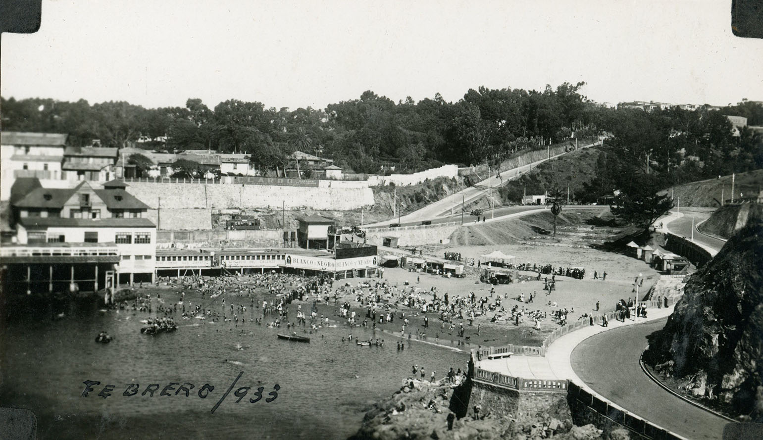 Playa las Torpederas en 1933