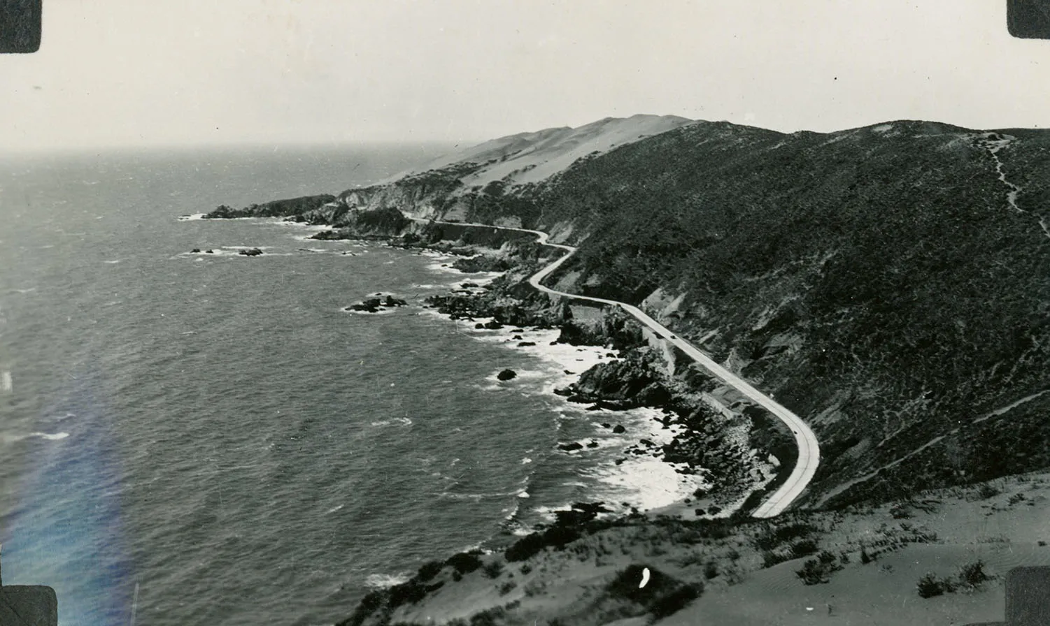 Camino Costero hacia Concón en 1936