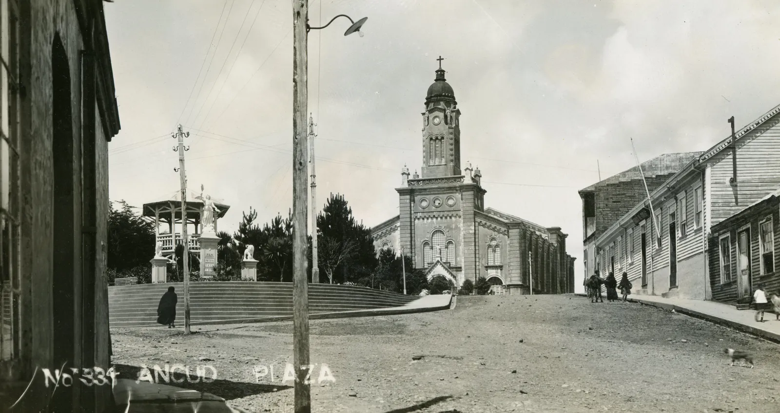 Plaza de Armas Ancud, 1930
