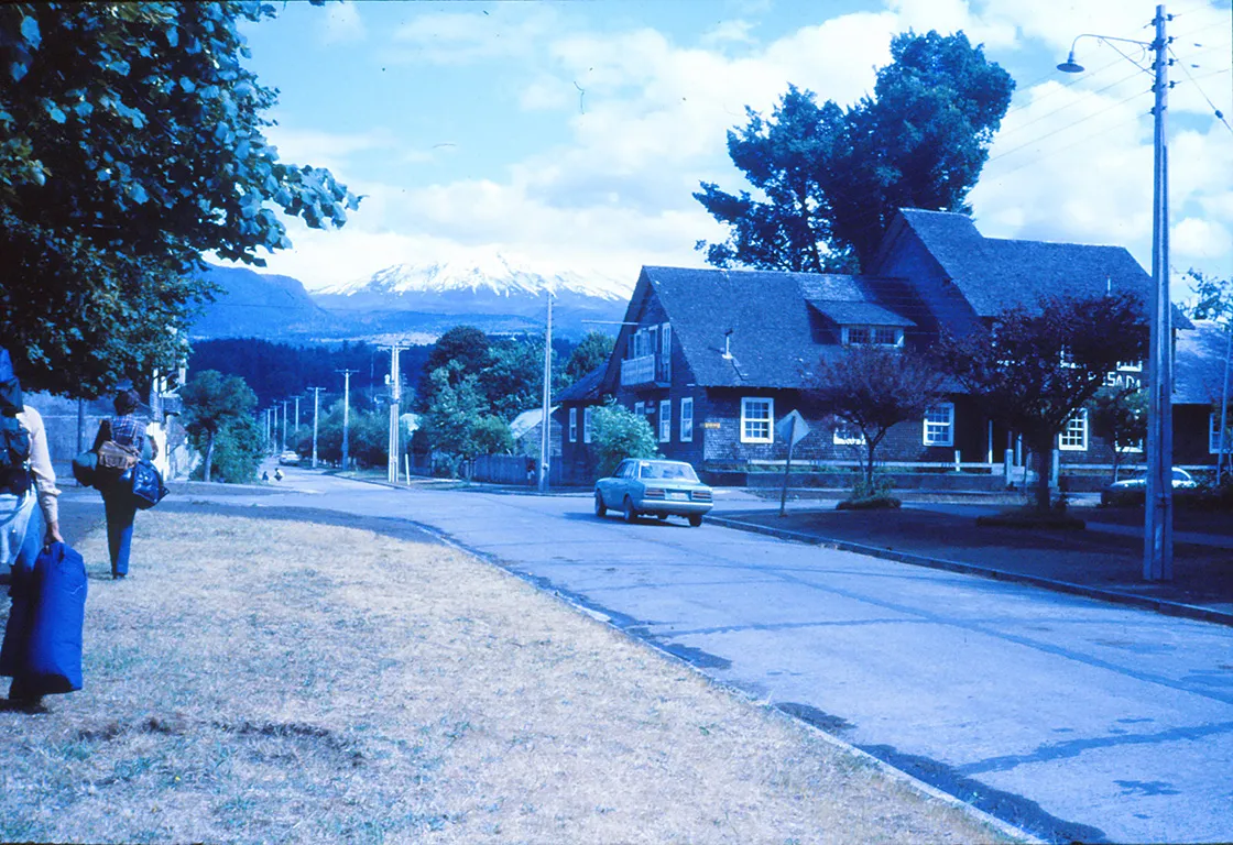 Plaza de Armas Pucón 1978