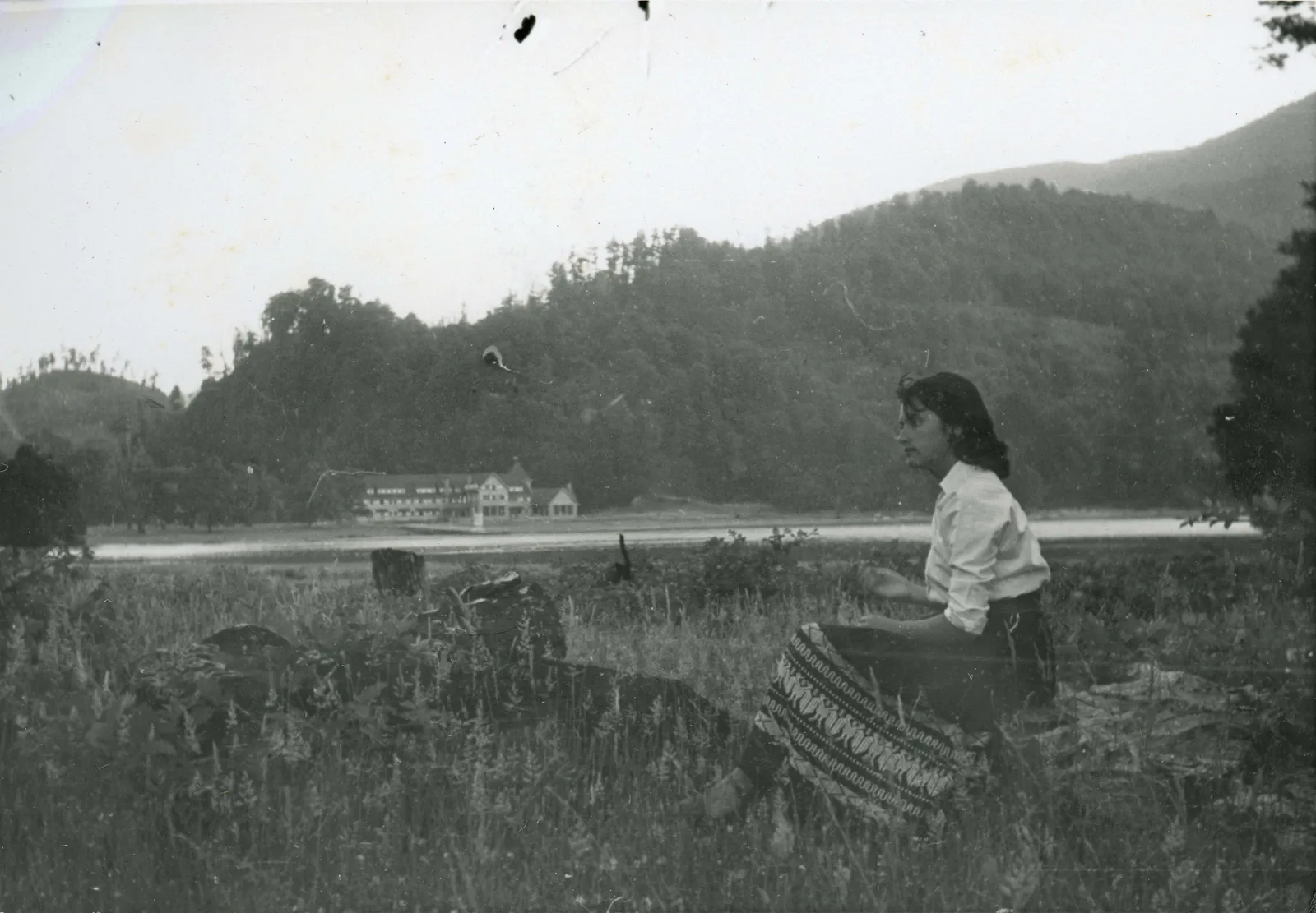 Lago y Hotel Pirihueico, 1955