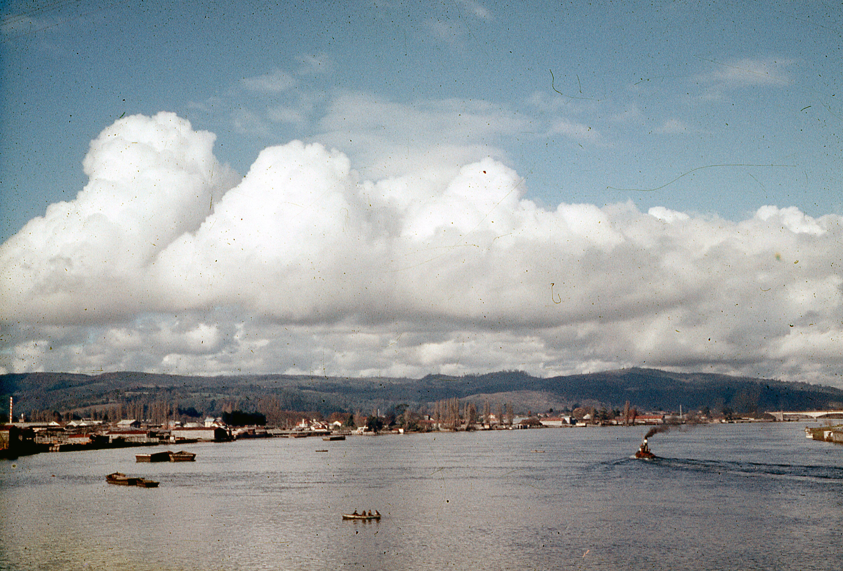 Rio Calle Calle desde Isla Teja, 1960