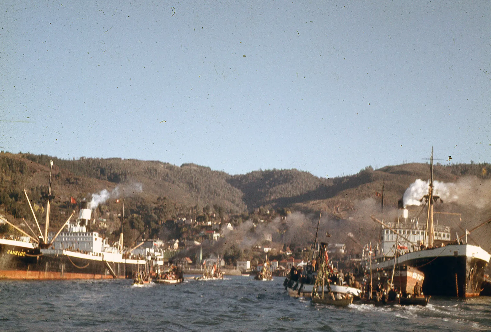 Puerto de Corral, 1960, previo al Terremoto