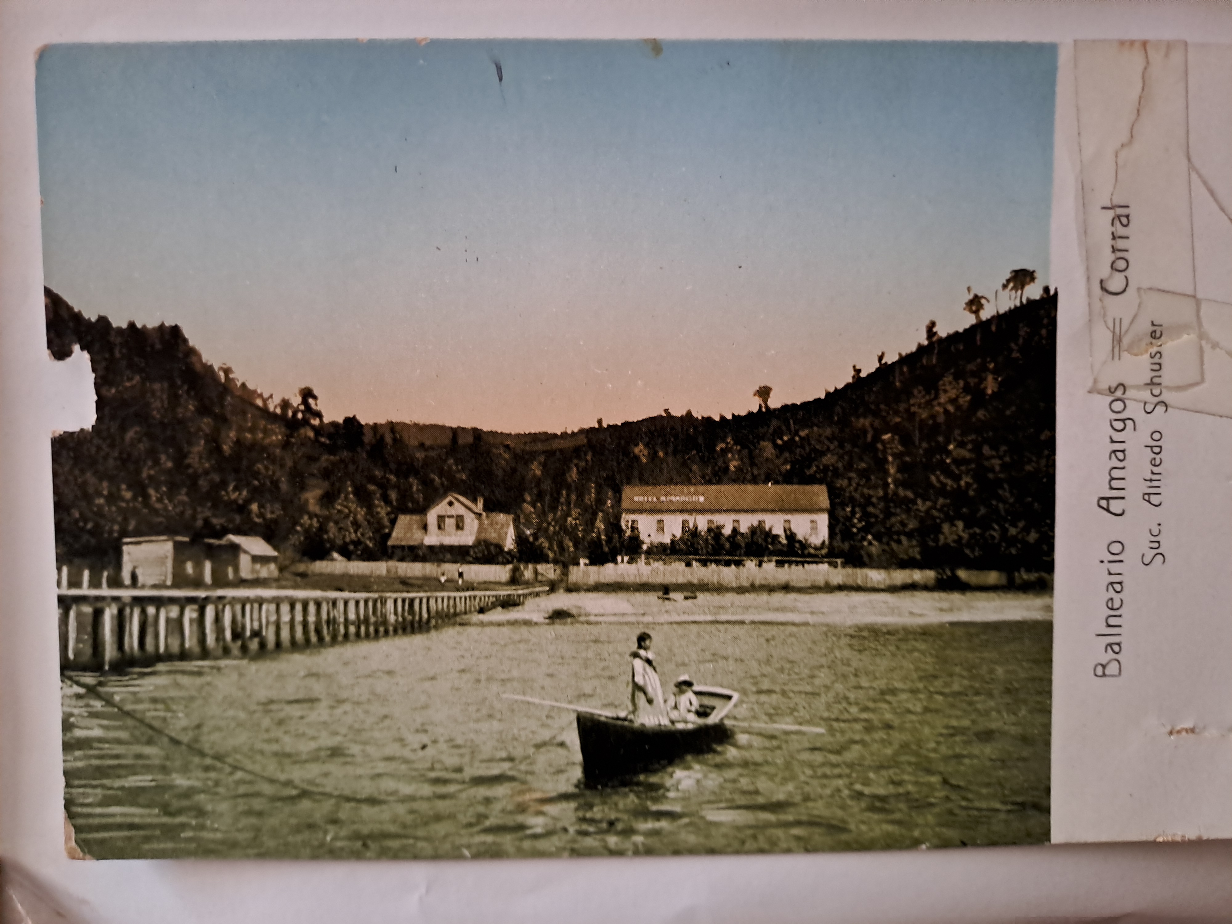 Balneario de Amargos, al poniente de Corral. 1925