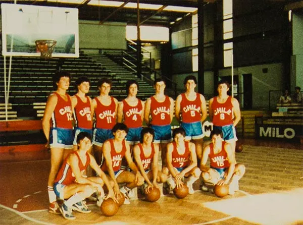 Selección chilena de Básquetbol, Gimnasio Nataniel, 1980