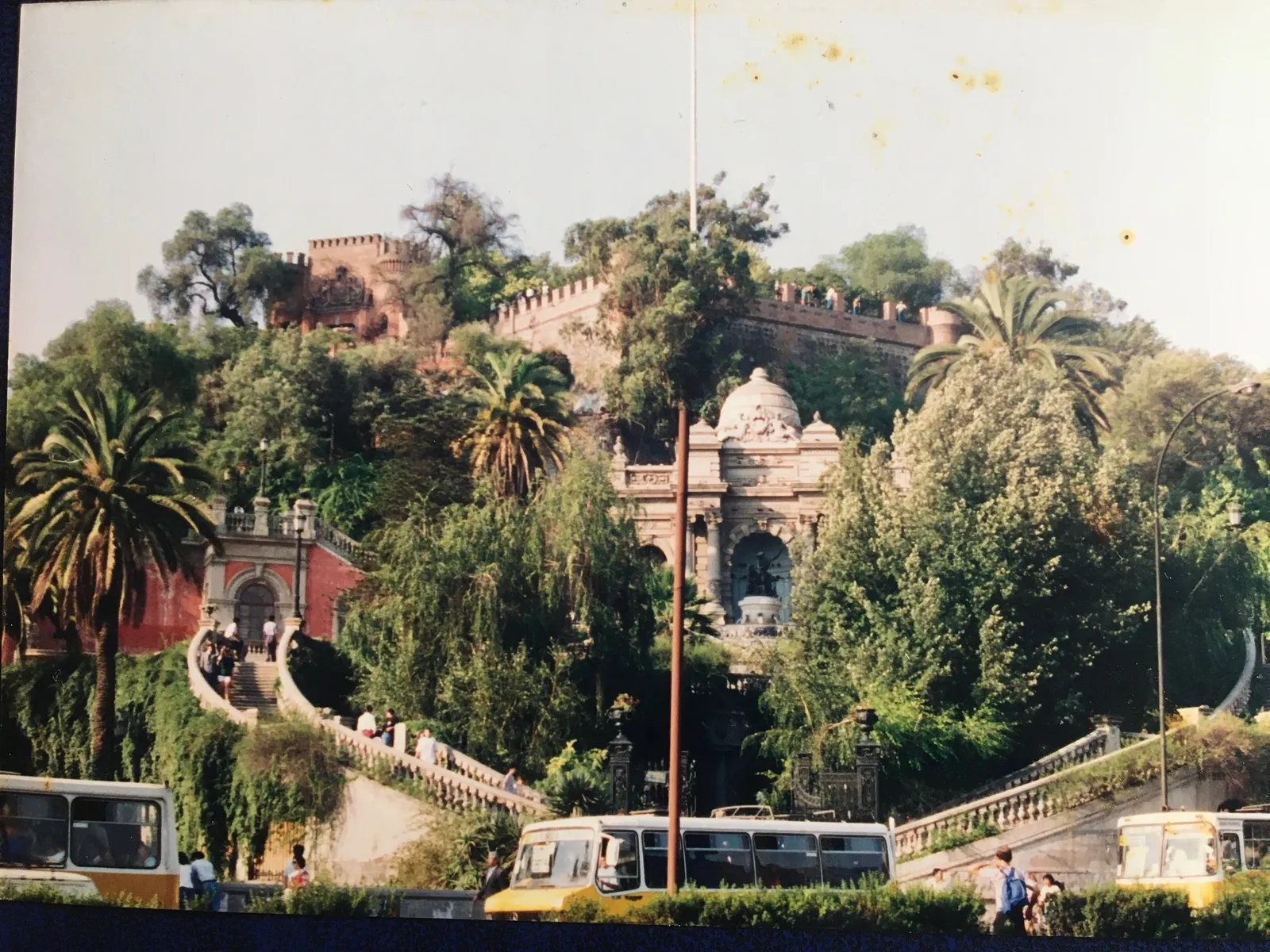 Vista del Cerro Santa Lucía, 1994