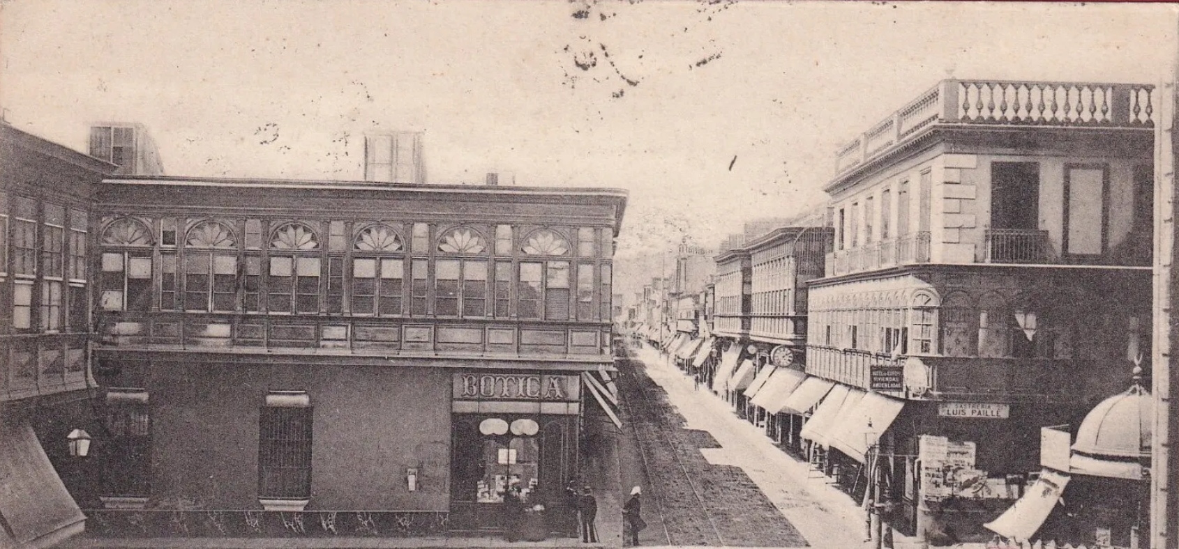 Plaza de la República, Valdivia, 1910
