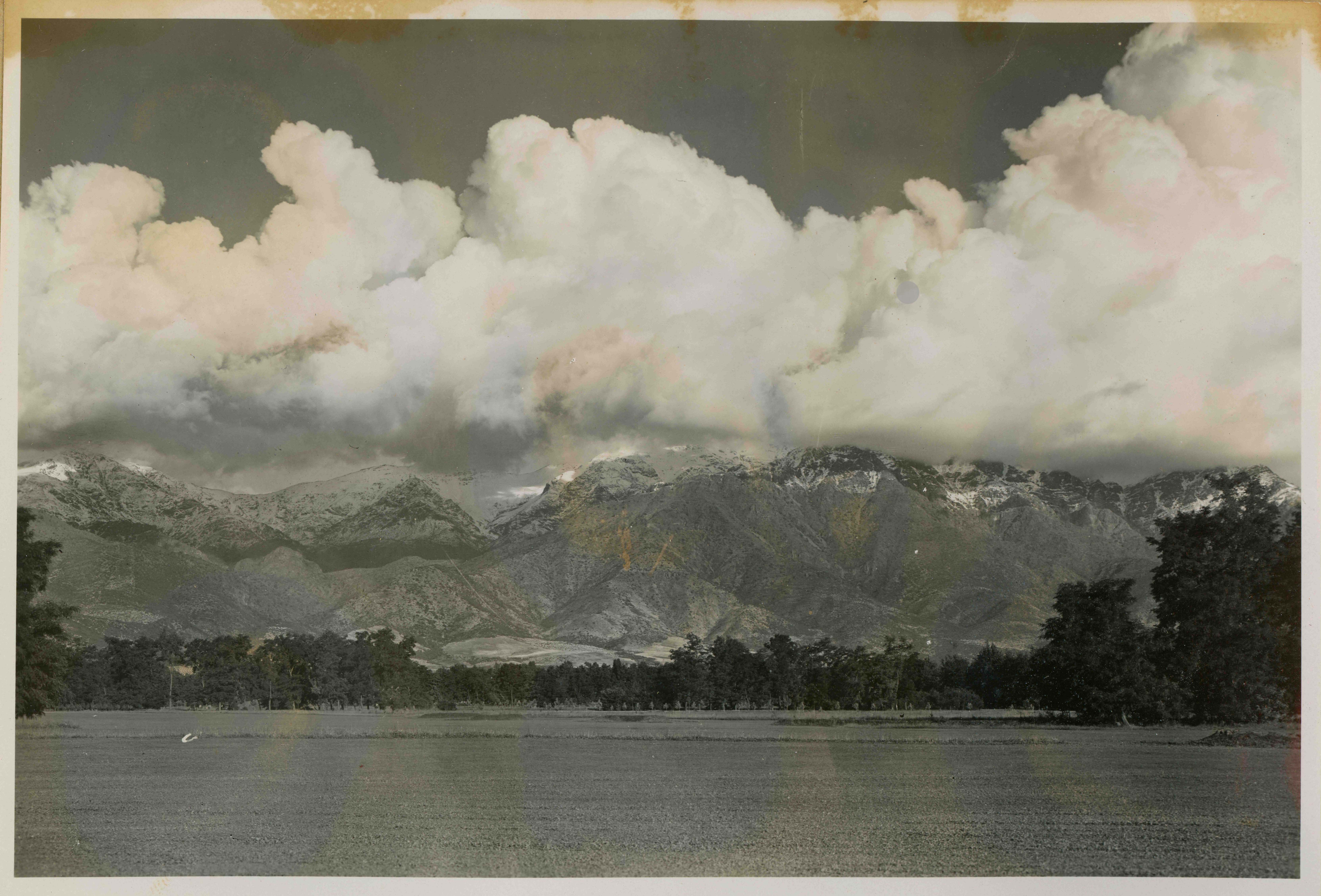 Vista a la Cordillera desde Apoquindo 1930