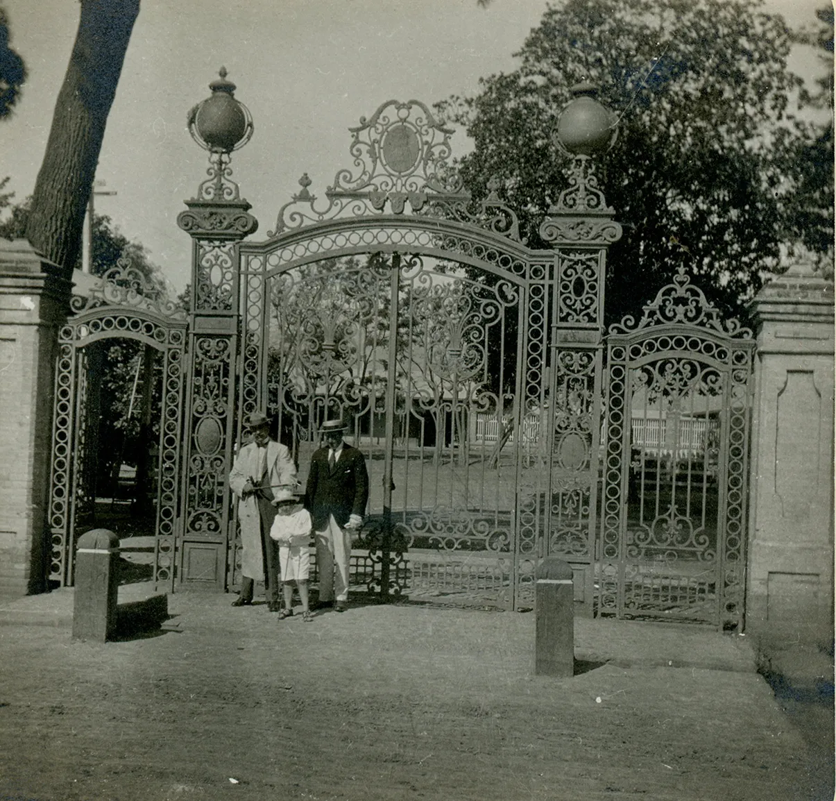 Acceso a Hacienda Quilpué San Felipe ca. 1915
