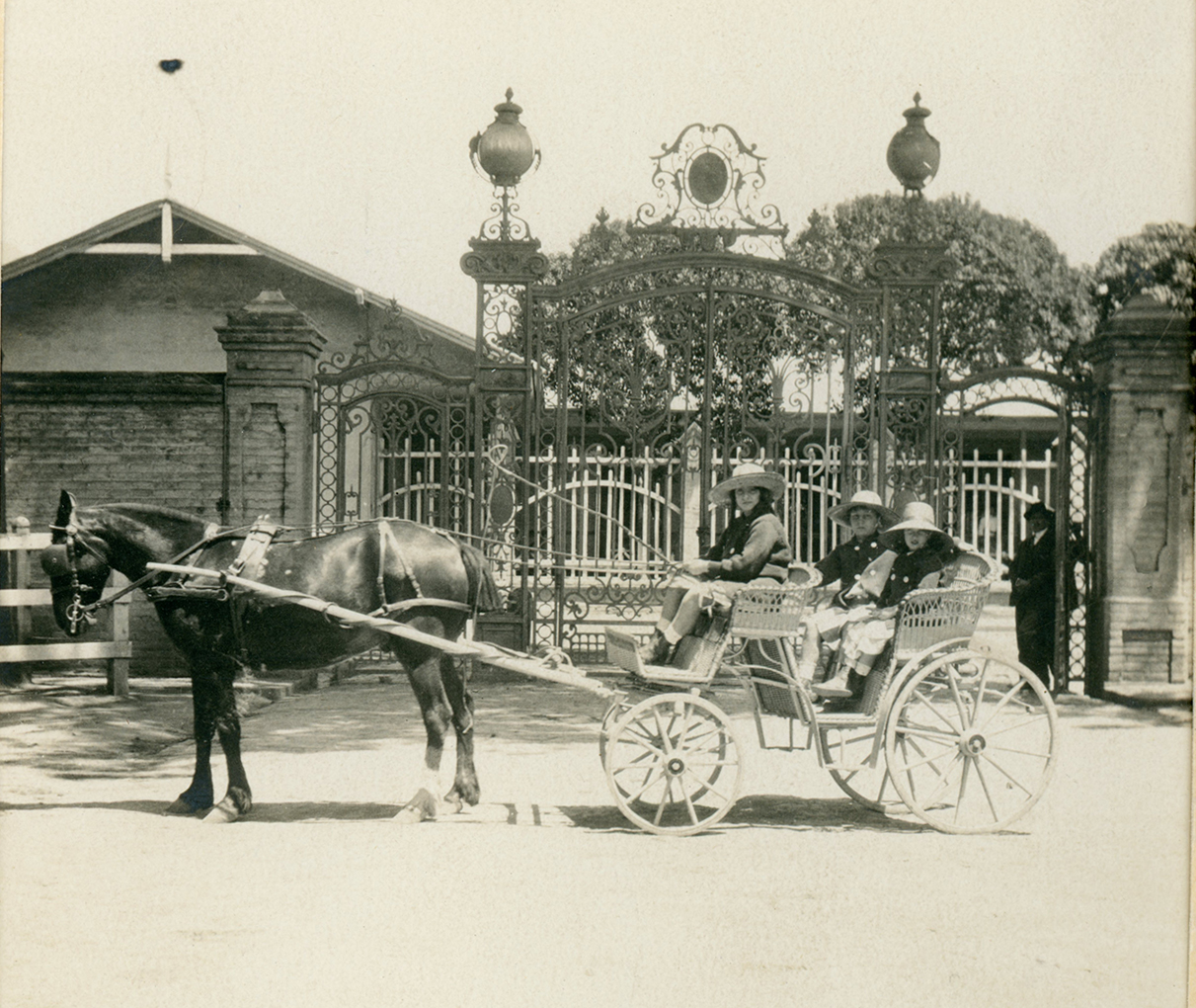 Acceso a Hacienda Quilpué San Felipe ca. 1915