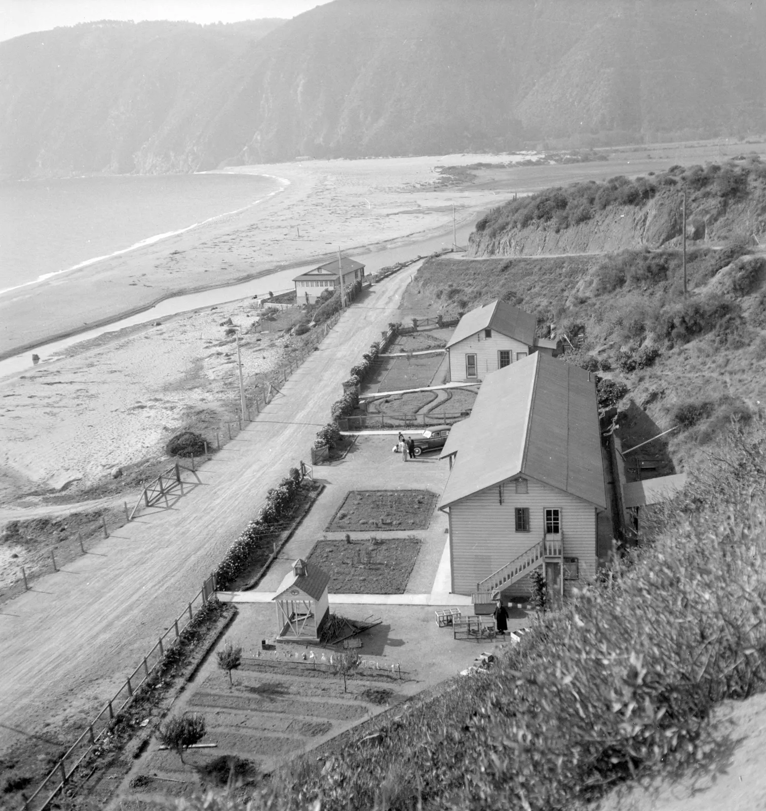 Vivienda de la central eléctrica a lo largo de la costa de Valparaíso 1941