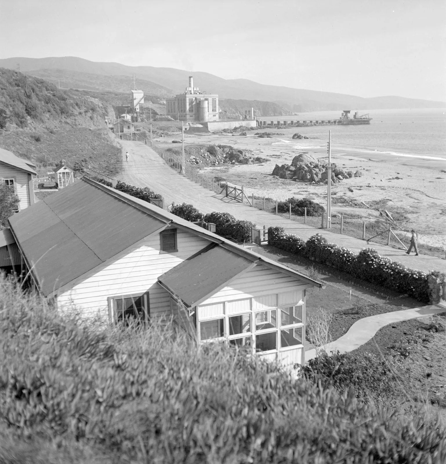 Central eléctrica al sur de Valparaíso 1941