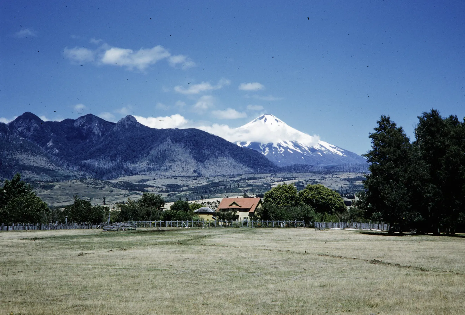 Volcán Villarrica 1960.