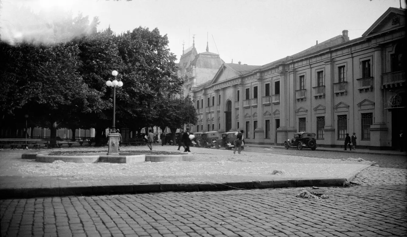 Plaza Independencia de Concepción 1930.