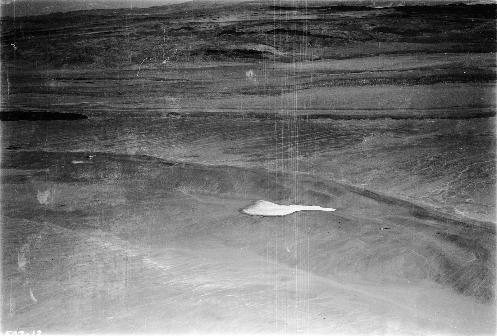 Vista aérea del Salar de Atacama 1937.
