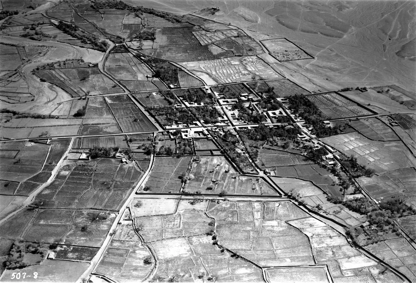 Vista aérea de San Pedro de Atacama 1937.