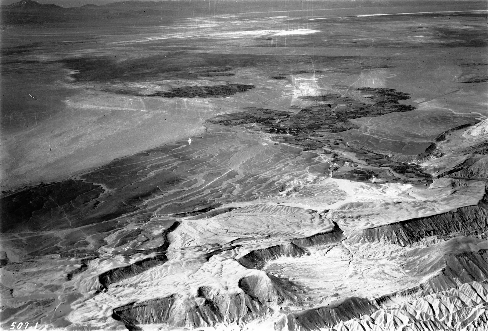 Vista aérea de San Pedro de Atacama 1937.