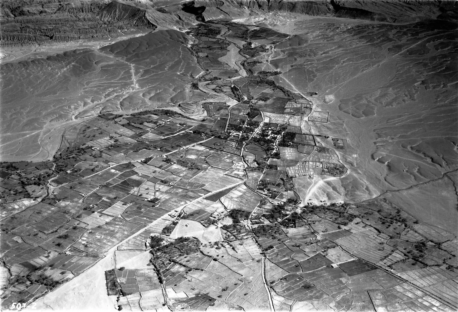 Vista aérea de San Pedro de Atacama 1937.