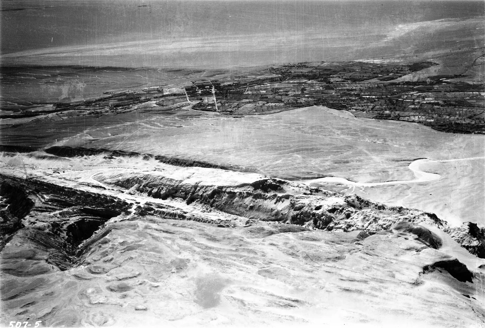 Vista aérea de San Pedro de Atacama 1937.