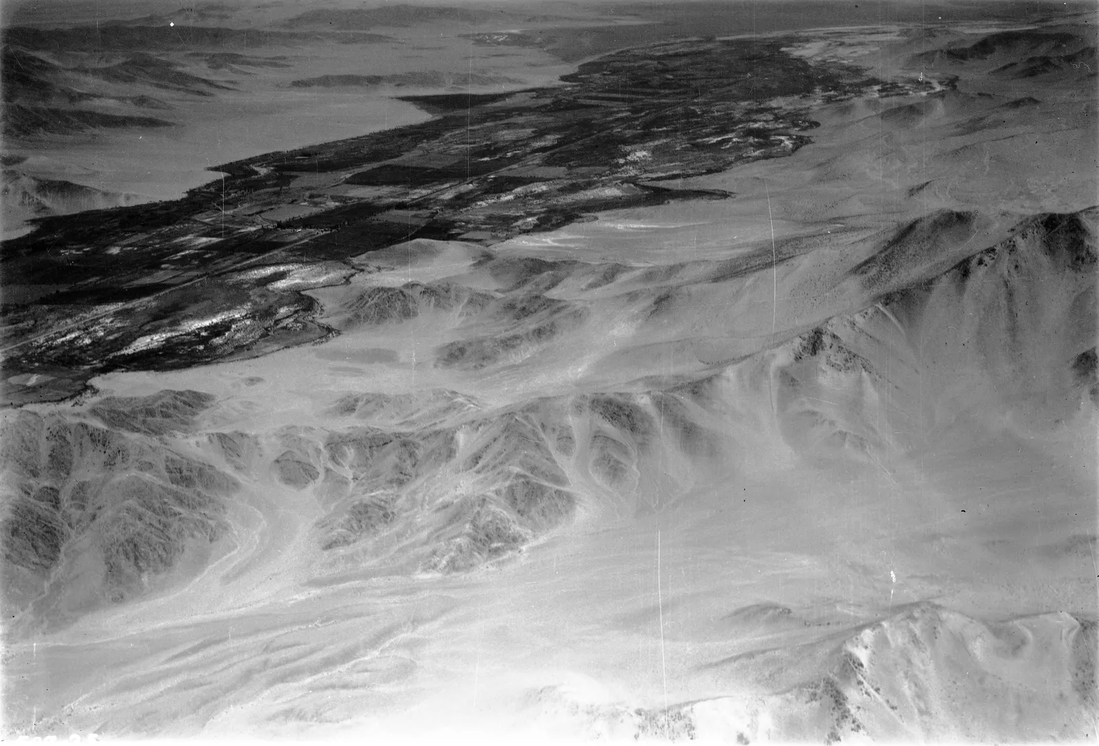 Vista aérea de Copiapó 1937.