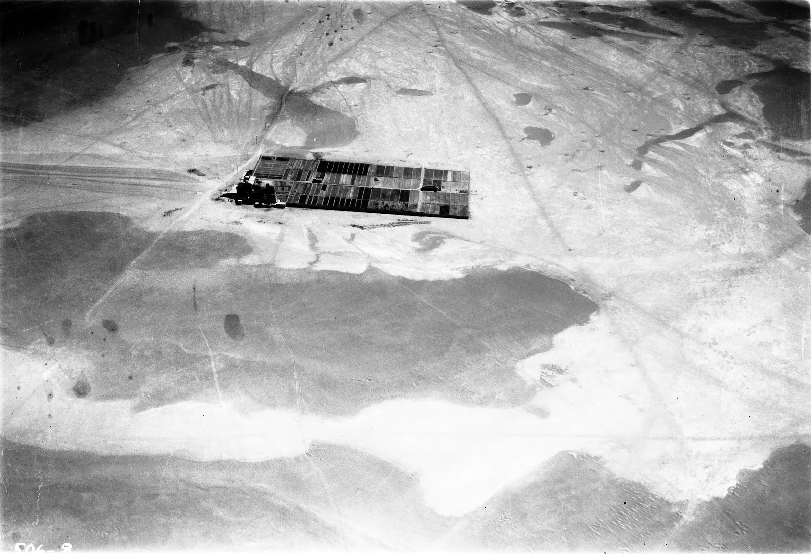 Vista aérea cerca de La Noria 1937.
