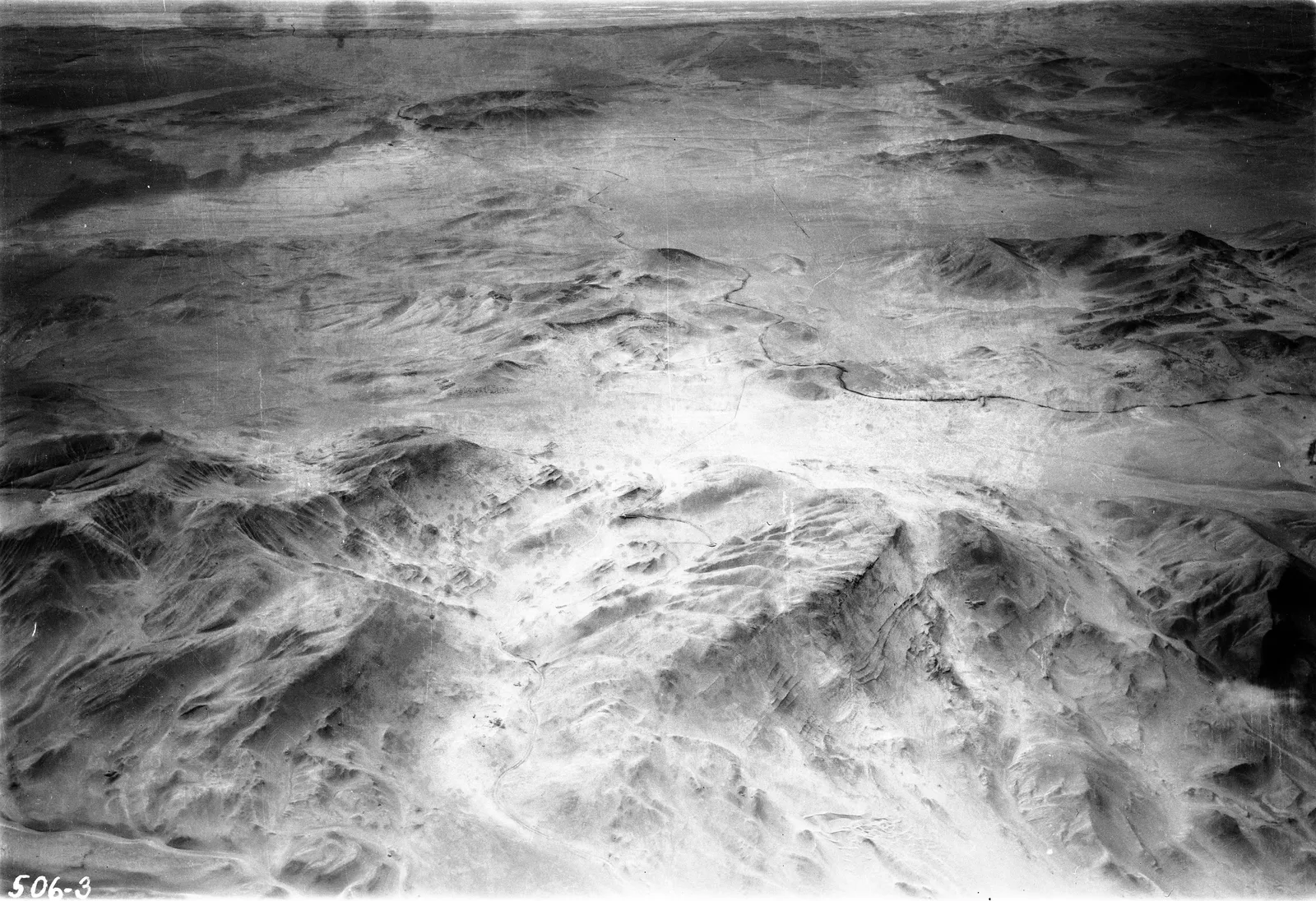 Vista aérea cerca de Iquique 1937.