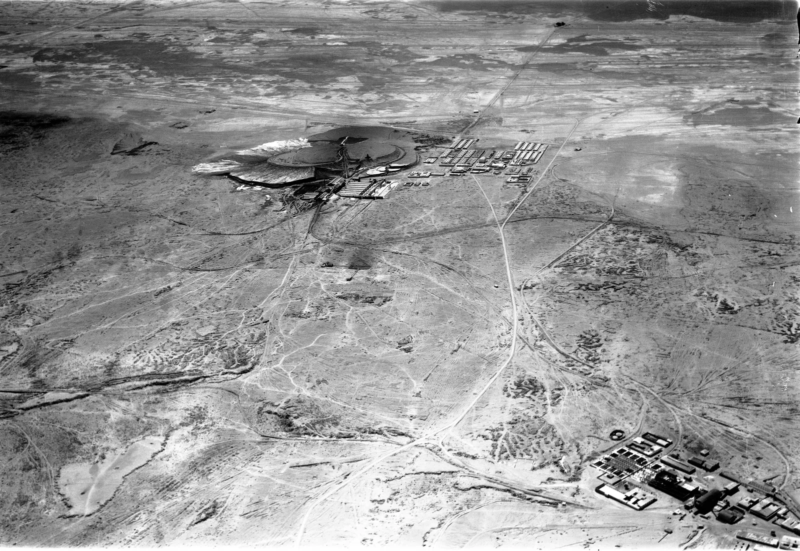 Vista aérea cerca de La Noria 1937.