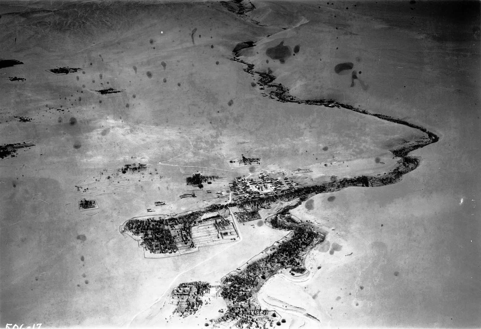 Vista aérea de Matilla 1937.