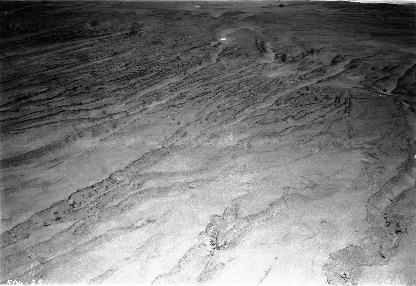 Vista aérea de la Quebrada de Quisma 1937.