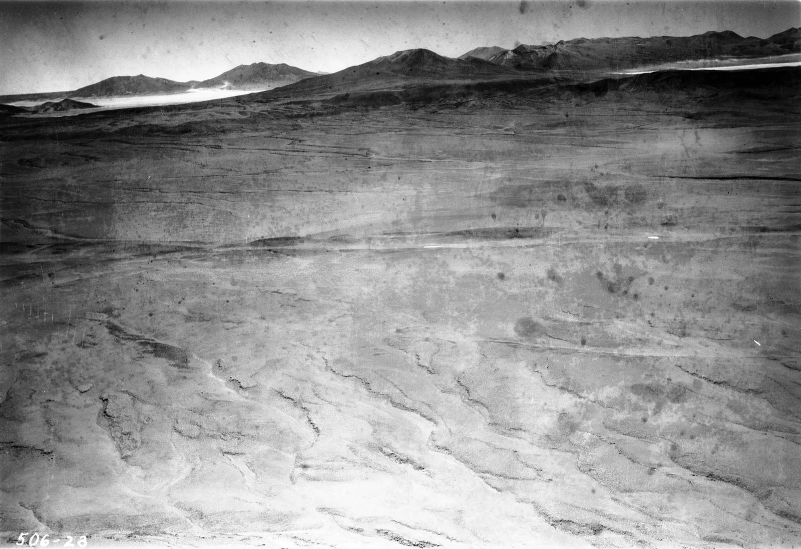 Vista aérea de la Quebrada de Quisma 1937.