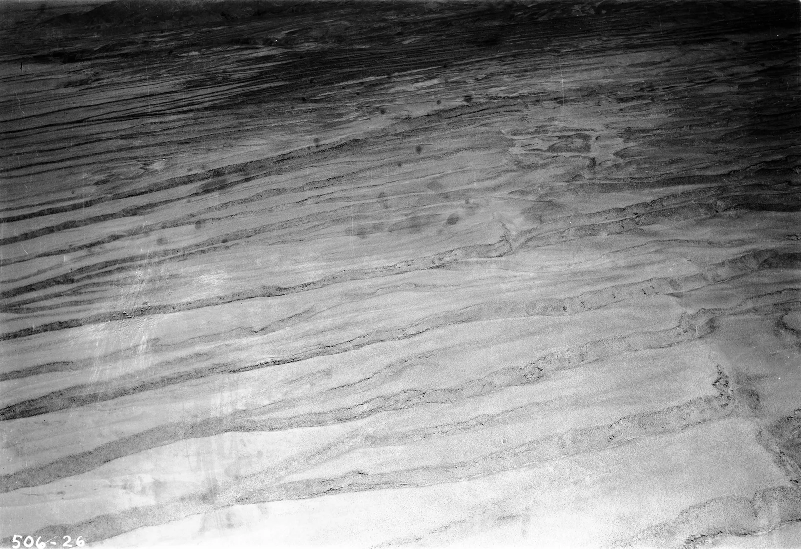 Vista aérea de la Quebrada de Quisma 1937.
