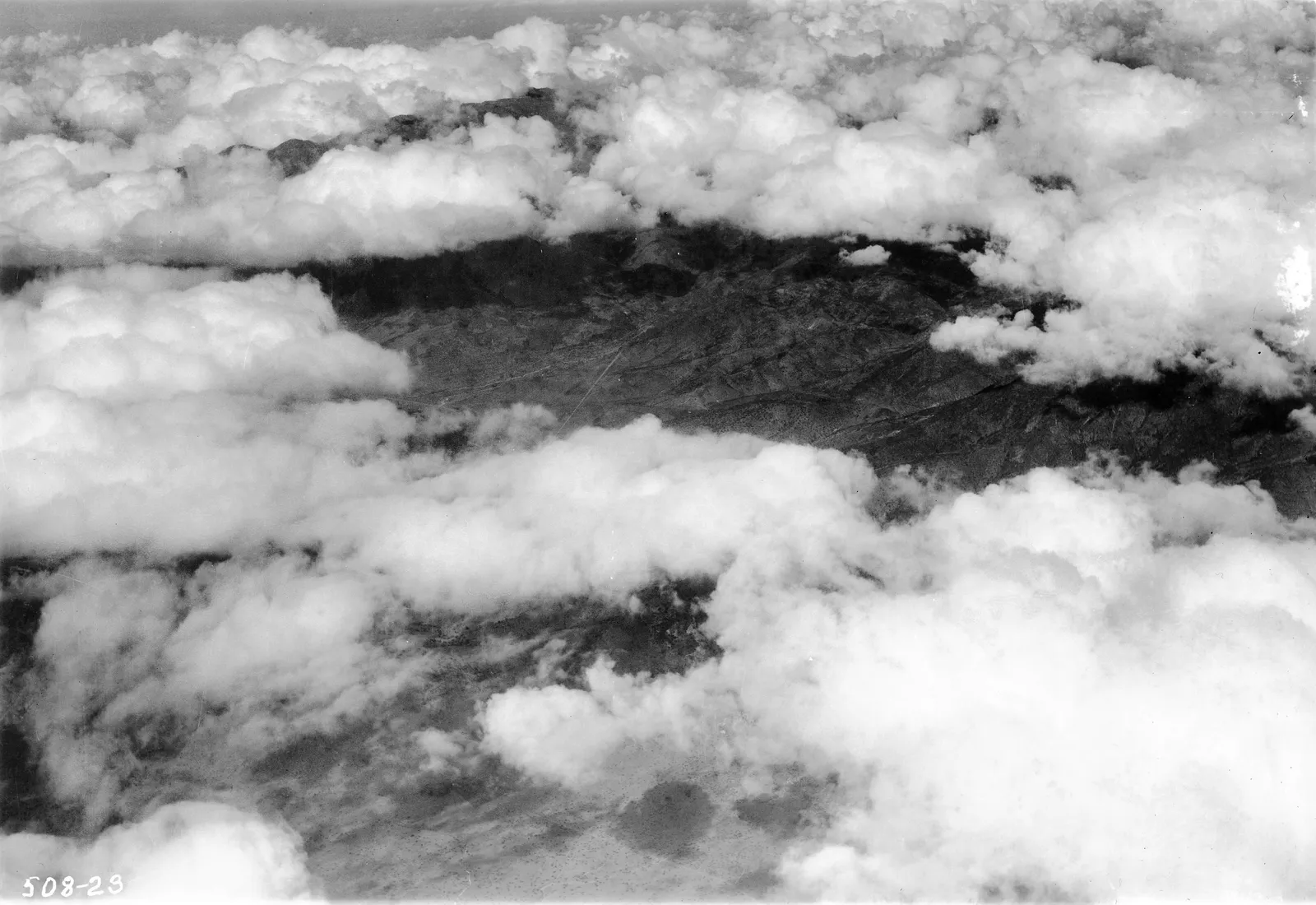 Vista aérea de Til Til 1937.