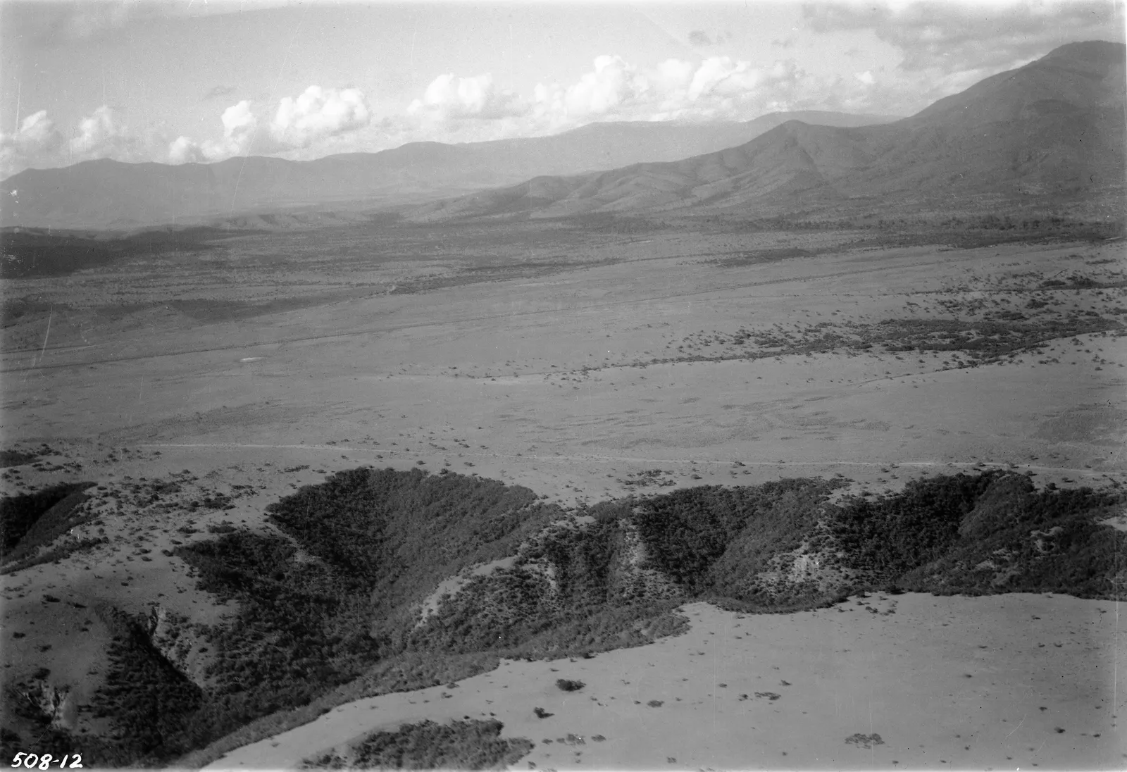 Vista aérea de La Ligua 1937.