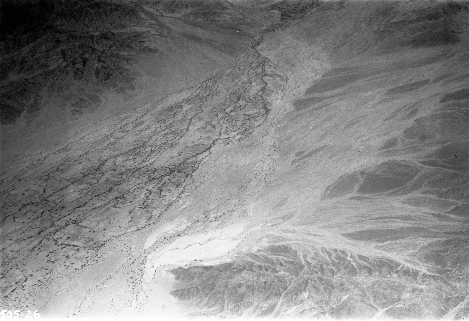 Vista aérea de Santiago 1937.