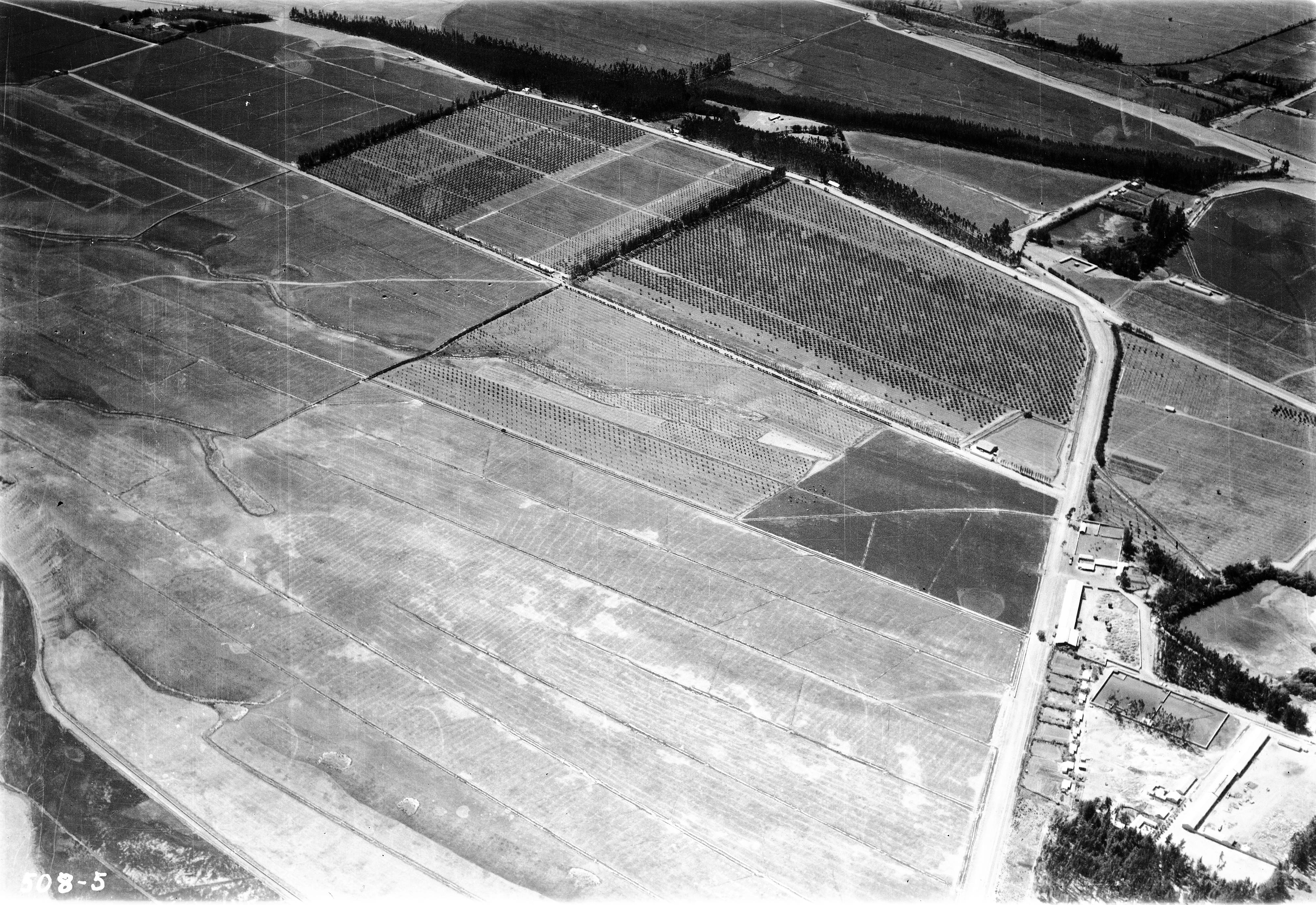 Vista aérea cerca de Vallenar 1937.
