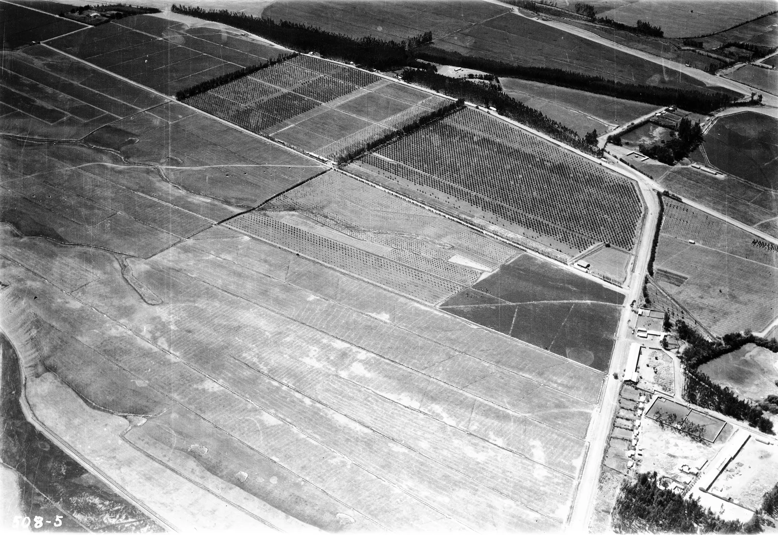 Vista aérea cerca de Vallenar 1937.