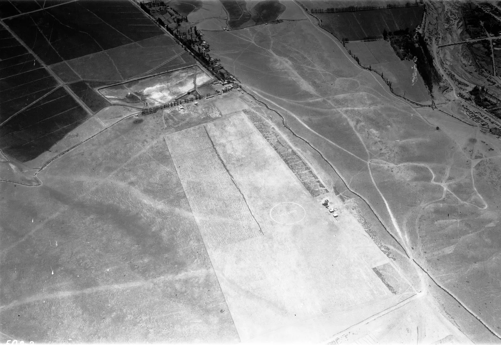 Vista aérea de Vallenar 1937.