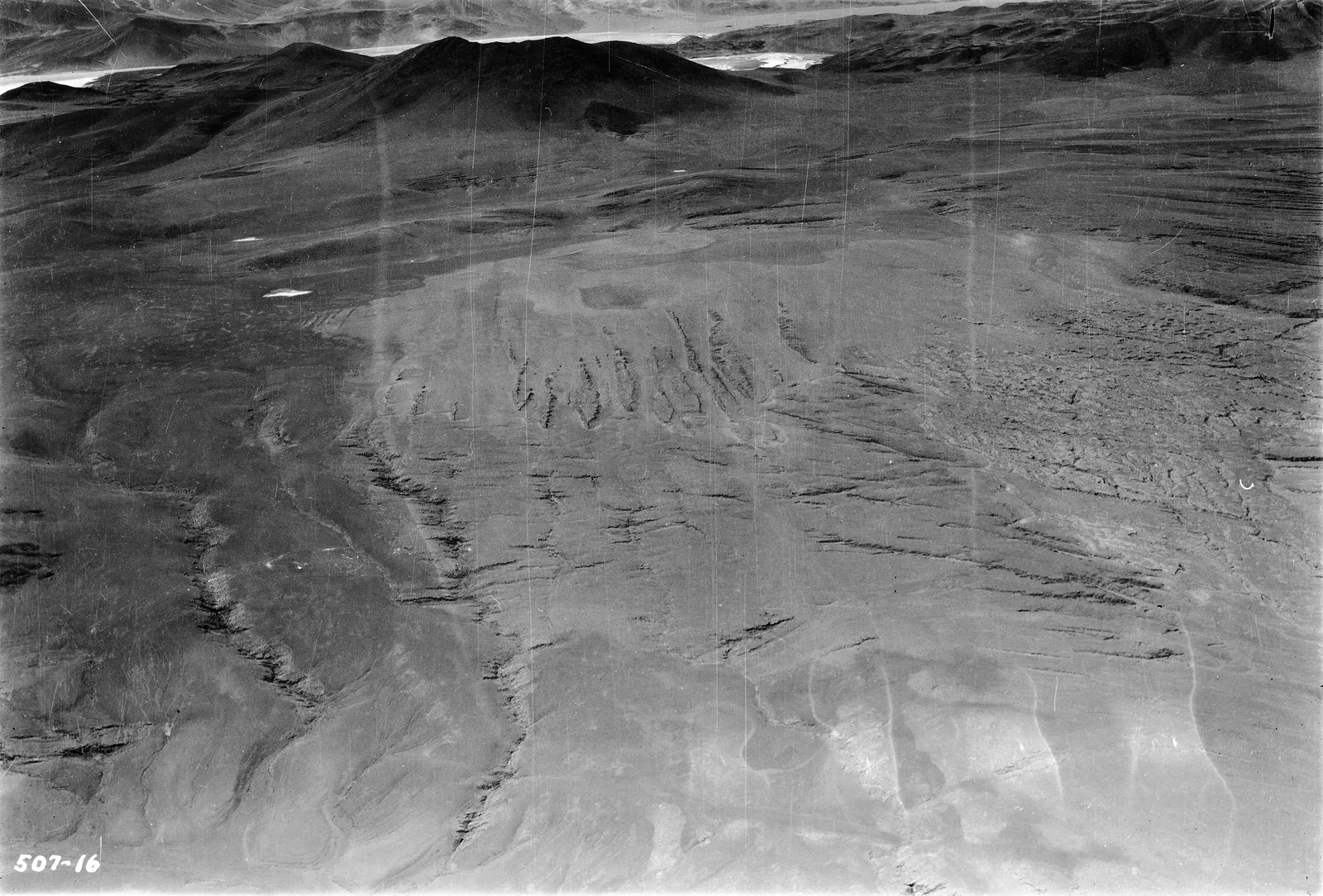 Vista aérea del Salar de Atacama 1937.