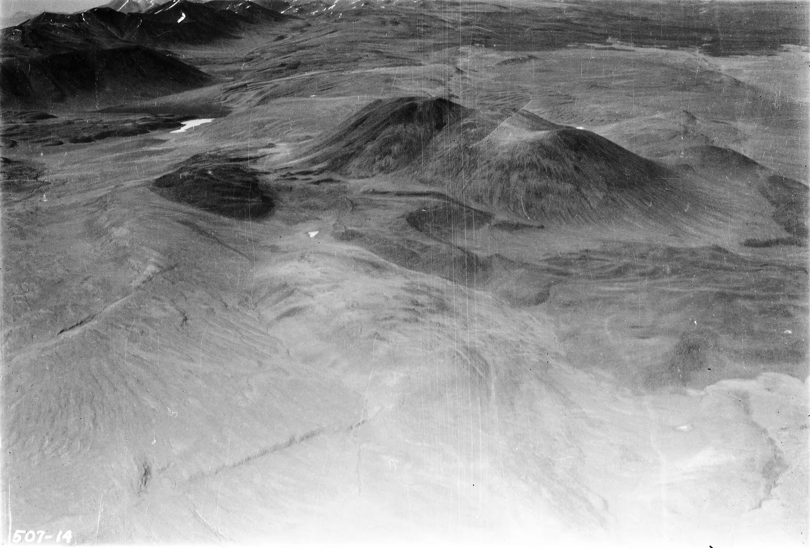 Vista aérea del Salar de Atacama 1937.
