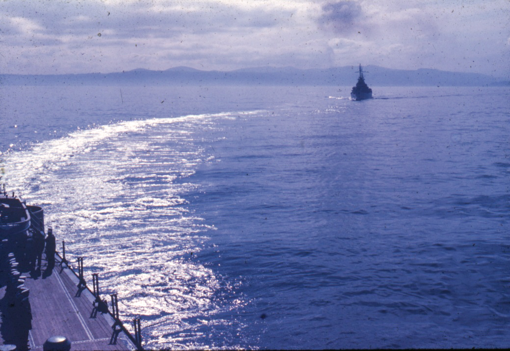 Valparaíso, ejercicios de la Armada de Chile, 1953